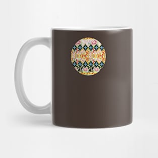 Folkloric Crazy Quilt Boho Mug